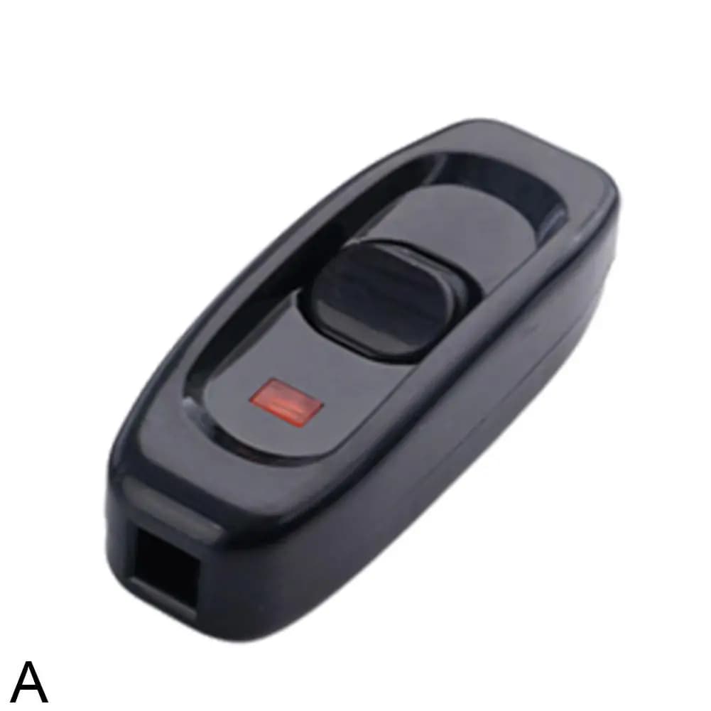 Lampe de chevet domestique AC 250V 10A avec cordon de table ON/OFF intégré, indicateur lumineux LED