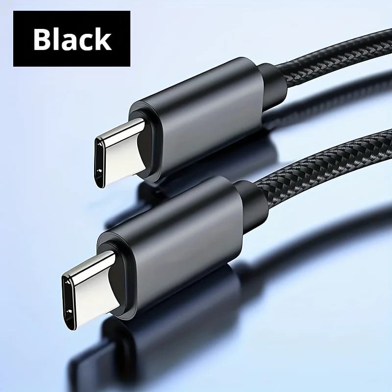 Type C de chargeur rapide 60W vers le câble de données de chargeur rapide PD de câbles de Type C 1M