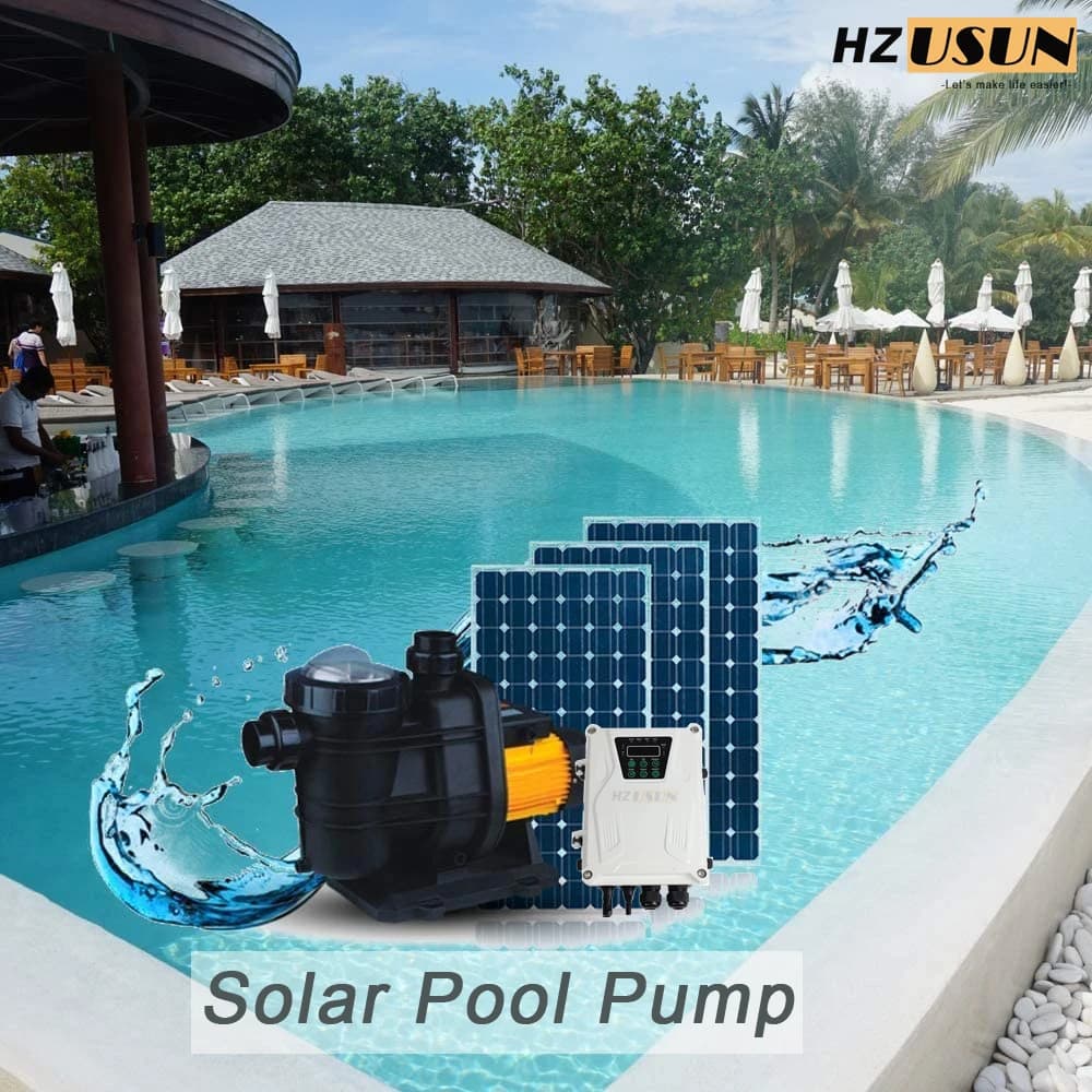 Kits de panneaux solaires sans balais bricolage 900W exécuter la pompe de piscine coût meilleur mote