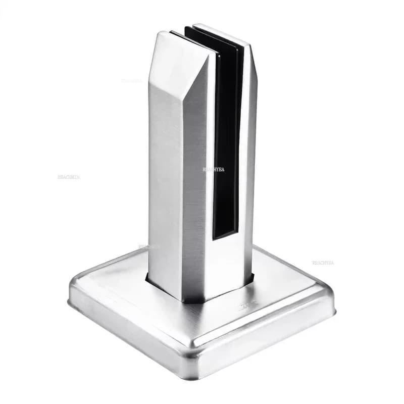 Pince de Piscine en Acier Inoxydable 304, Panneau de Verre, Échelle de Clôture, Support d'Invite de