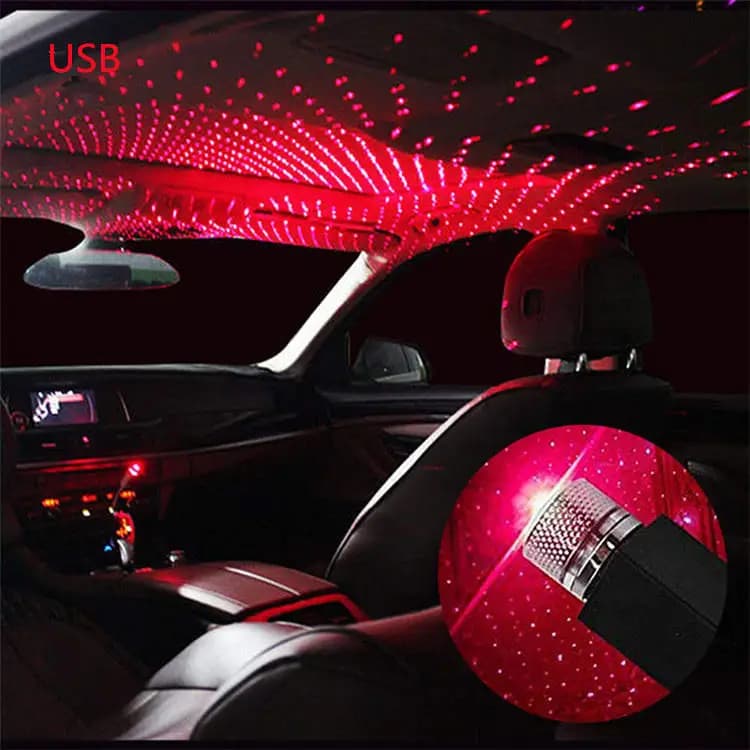 Mini lampe décorative Portable LED USB réglable, décoration de plafond intérieur de voiture de maria