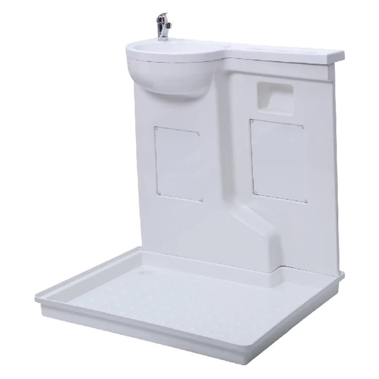 Accessoires pour camping-car : Environnement de lavabo de douche, lavabos en acrylique, robinet extr
