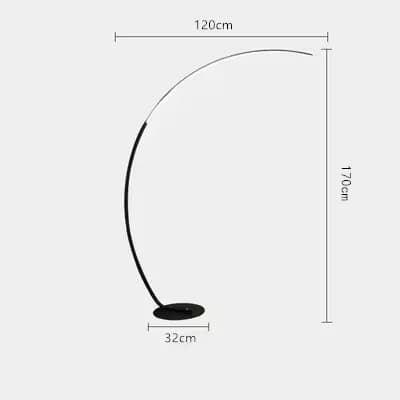 Lampadaire de pêche design nordique LED salon lampadaire pour Villa chambre hôtel décor intérieur Si