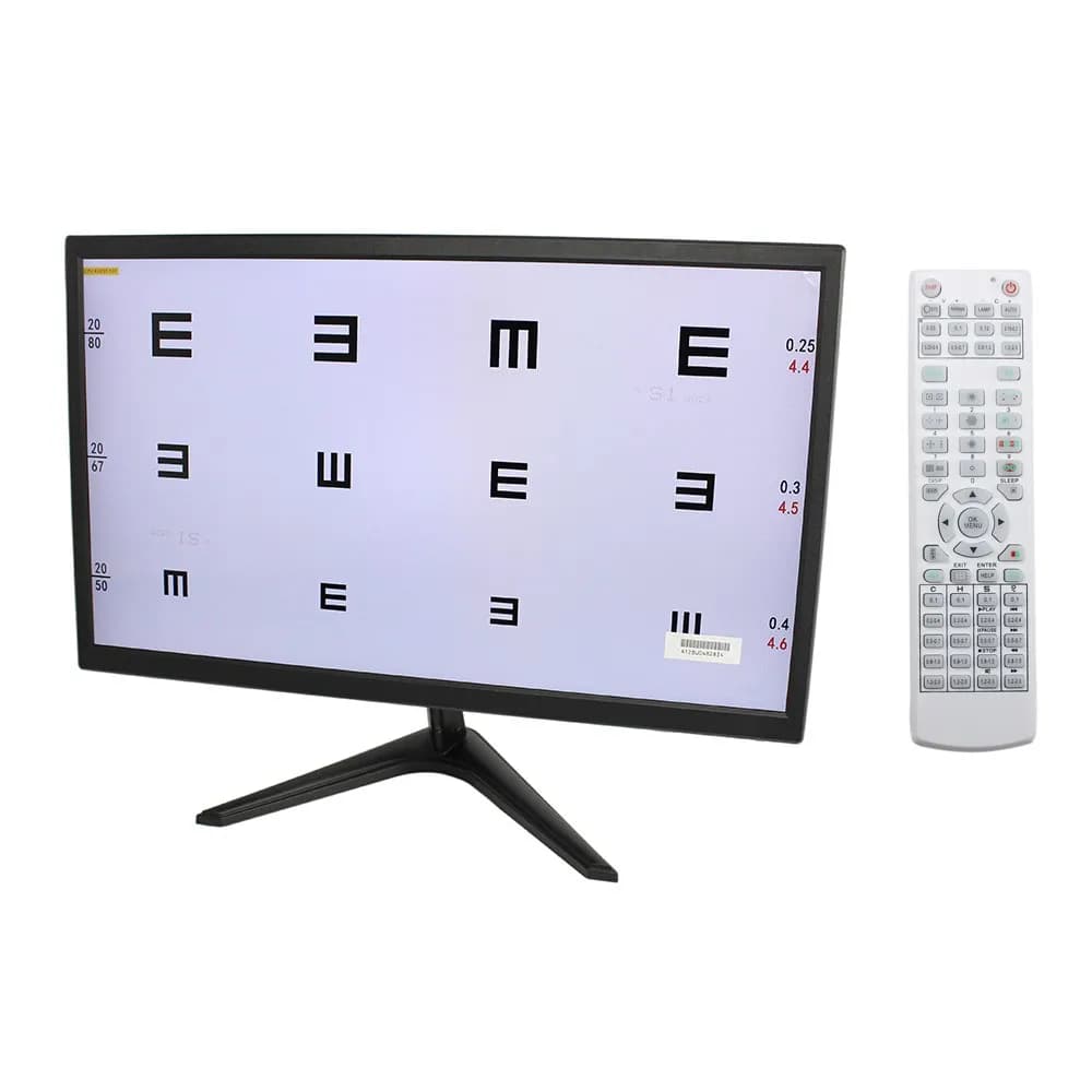 Tableau d'acuité visuelle LCD, test de vision, Corter optique, ODancing, moniteur développe micro, V