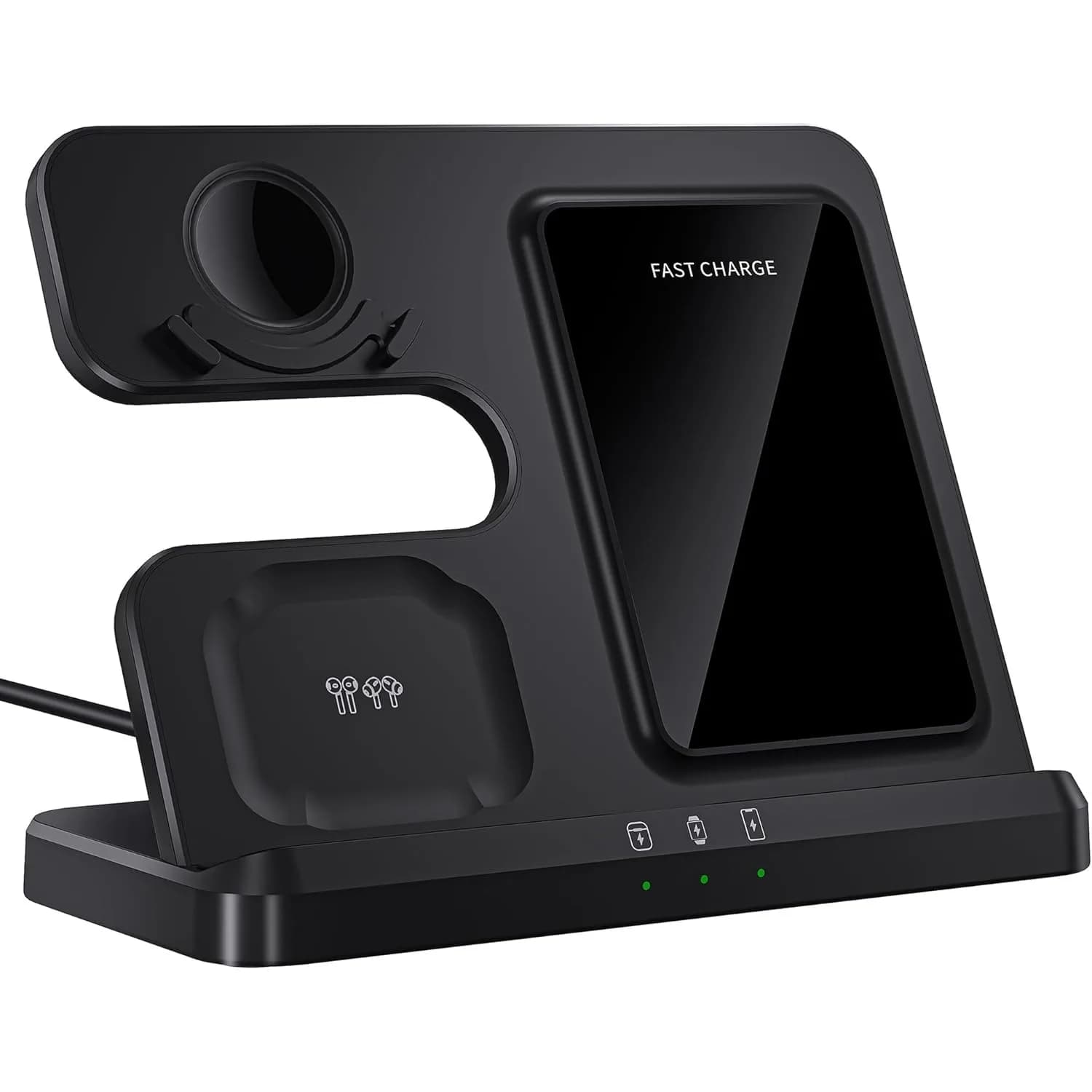 Support de chargeur sans fil pour Samsung, station de charge rapide 3 en 1 pour Samsung Galaxy S25/S