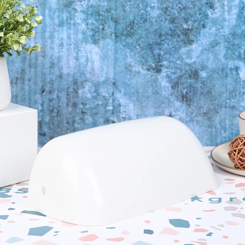 Abat-jour de remplacement en tissu pour lampe de banquier rétro, coque de protection pour lampe de b