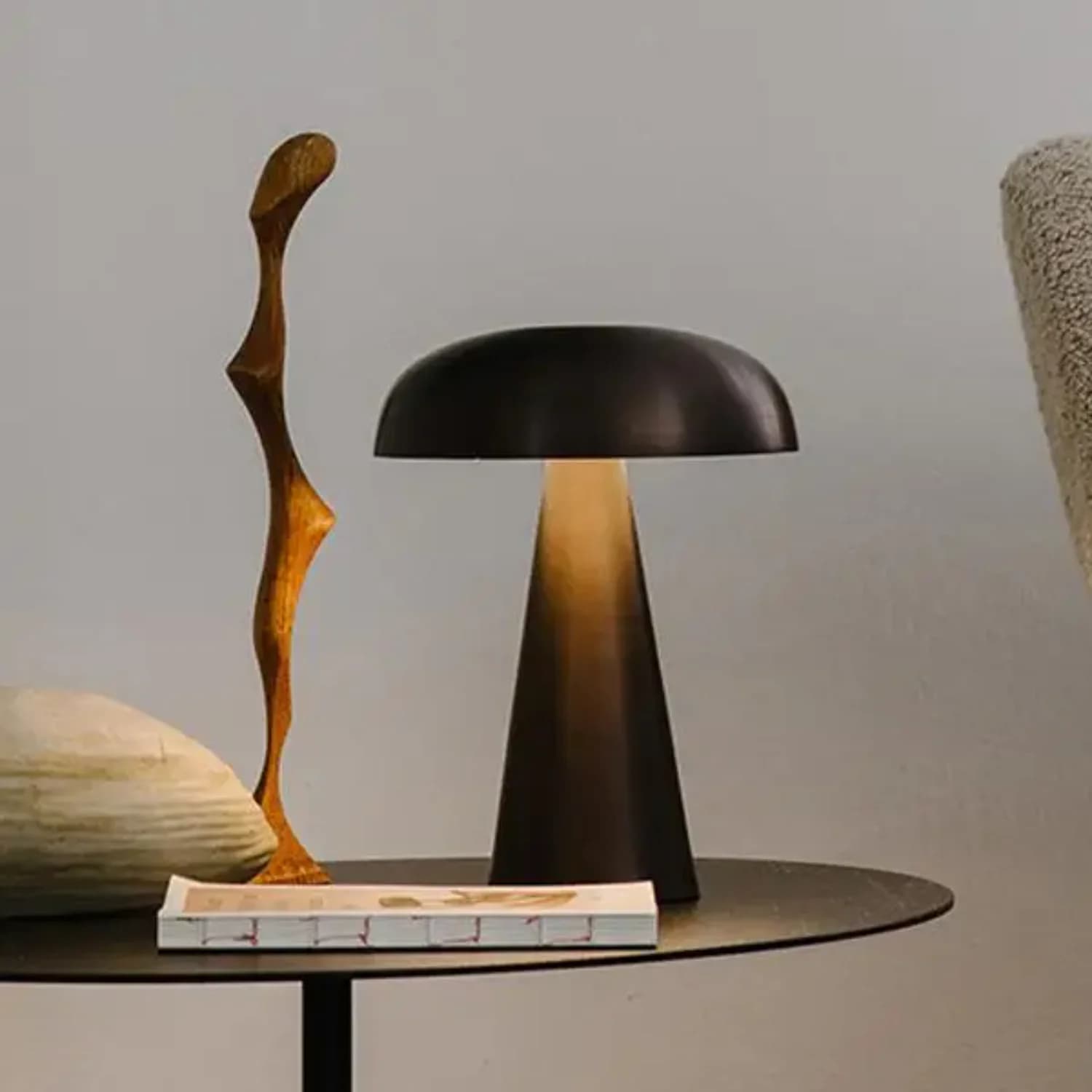 Lampe champignon LED lampes de Table tactile gradation Rechargeable Restaurant hôtel chevet décor Di