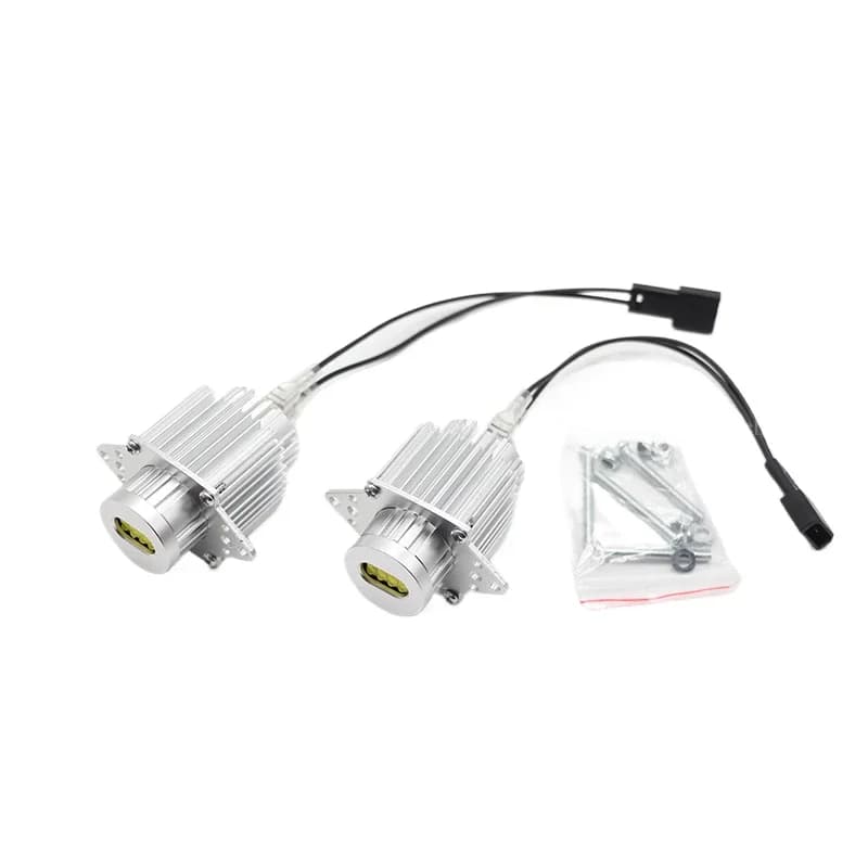 Pour BMW série 3 2009 2010 2011 E90 E91 Facelift LCI Halohalogen phare 80W Angel Eyes Halo anneau am
