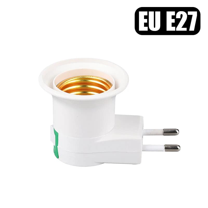Tête de lampe rotative à prise directe, convertisseur de lampe à douille E27 avec interrupteur, supp