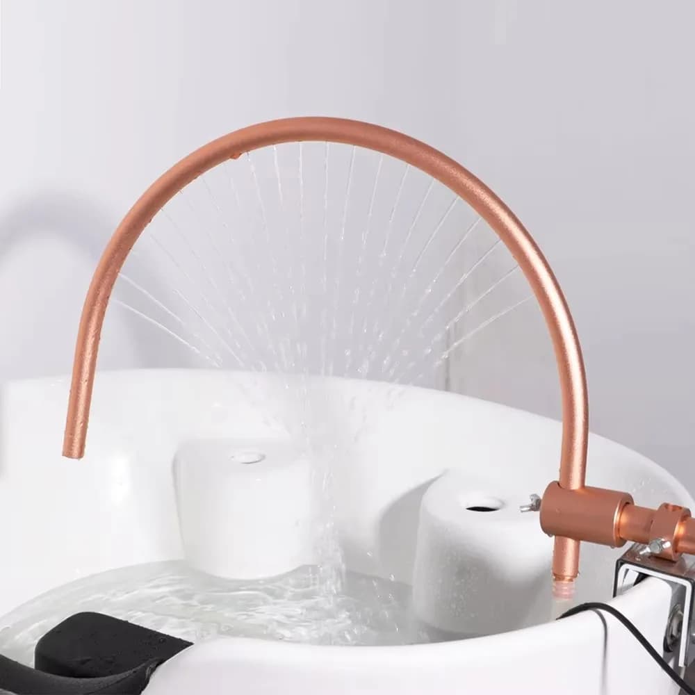 Accessoire de lavabo de salon de beauté à circulation d'eau, cadre de spa capillaire portable avec p
