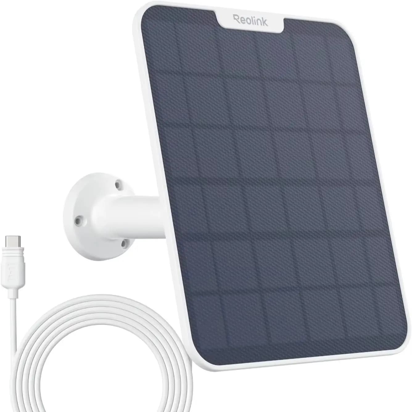 Panneau solaire Reolink, alimentation solaire sans interruption avec support réglable pour caméra sa