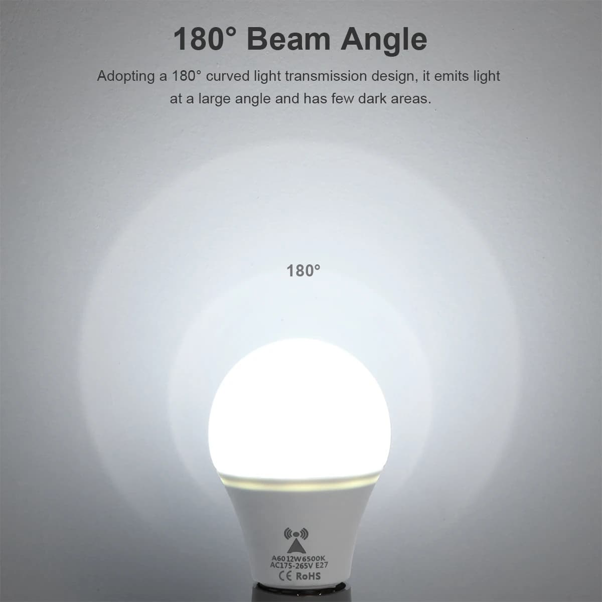 Ampoule LED de nuit avec détection de Radar à micro-ondes, 220V E27, 12W, lampe à Induction de mouve