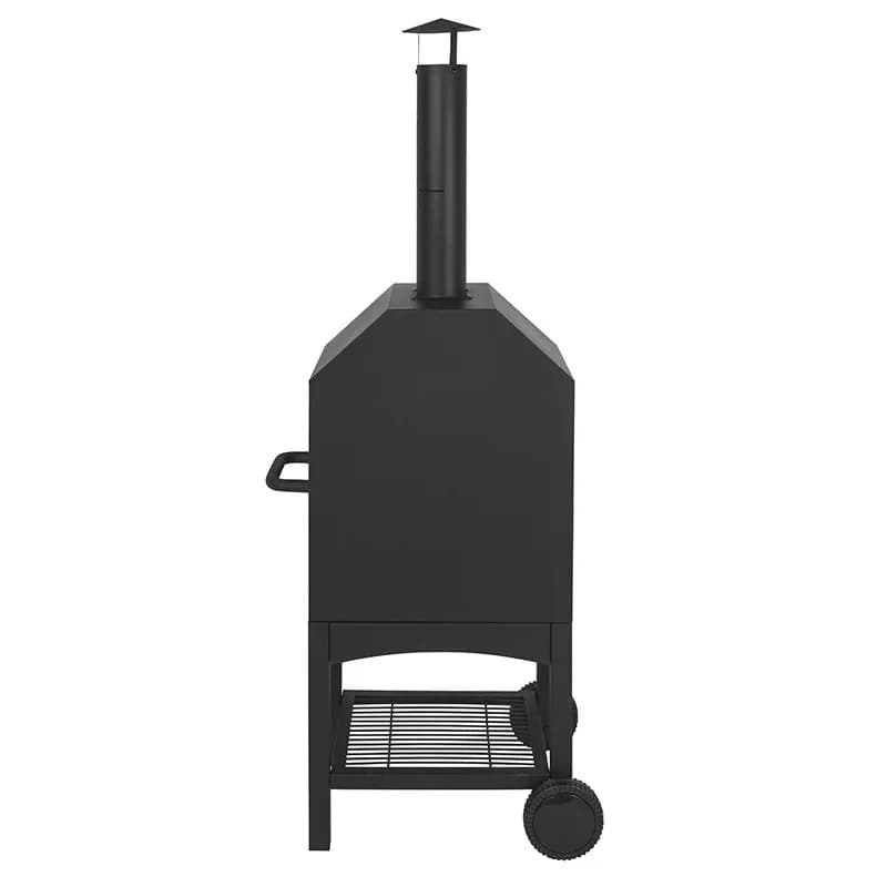 Four à pizza au charbon de bois d'extérieur, barbecue de jardin, cuisson de la tarte aux œufs