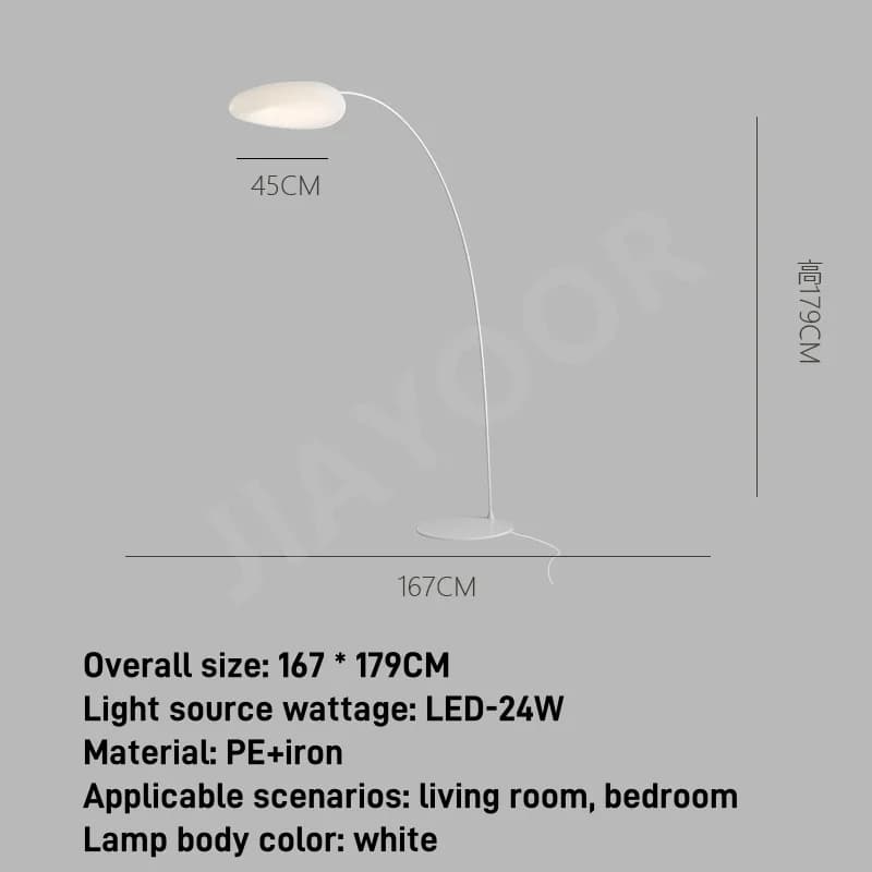 Lampe LED autoportante minimaliste, design créatif moderne, luminaire décoratif d'intérieur, idéal p