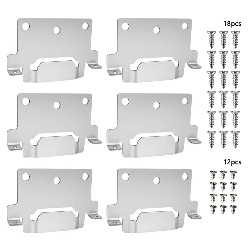 Lot de 6 supports de montage pour lit Ikea Skorva Midbeam avec vis de fixation 116791, pièces de con