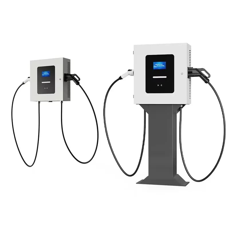 Chargeur rapide DC EV commercial personnalisé de 40 kW, CCS2/GBT, station de recharge publique pour