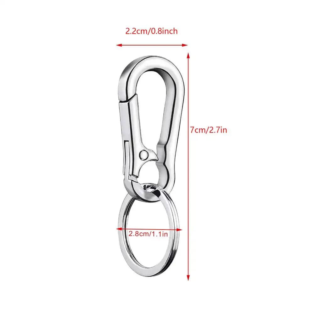 Porte-clés de voiture pour hommes, organisateur de clés, clip de rangement, porte-clés en métal en f