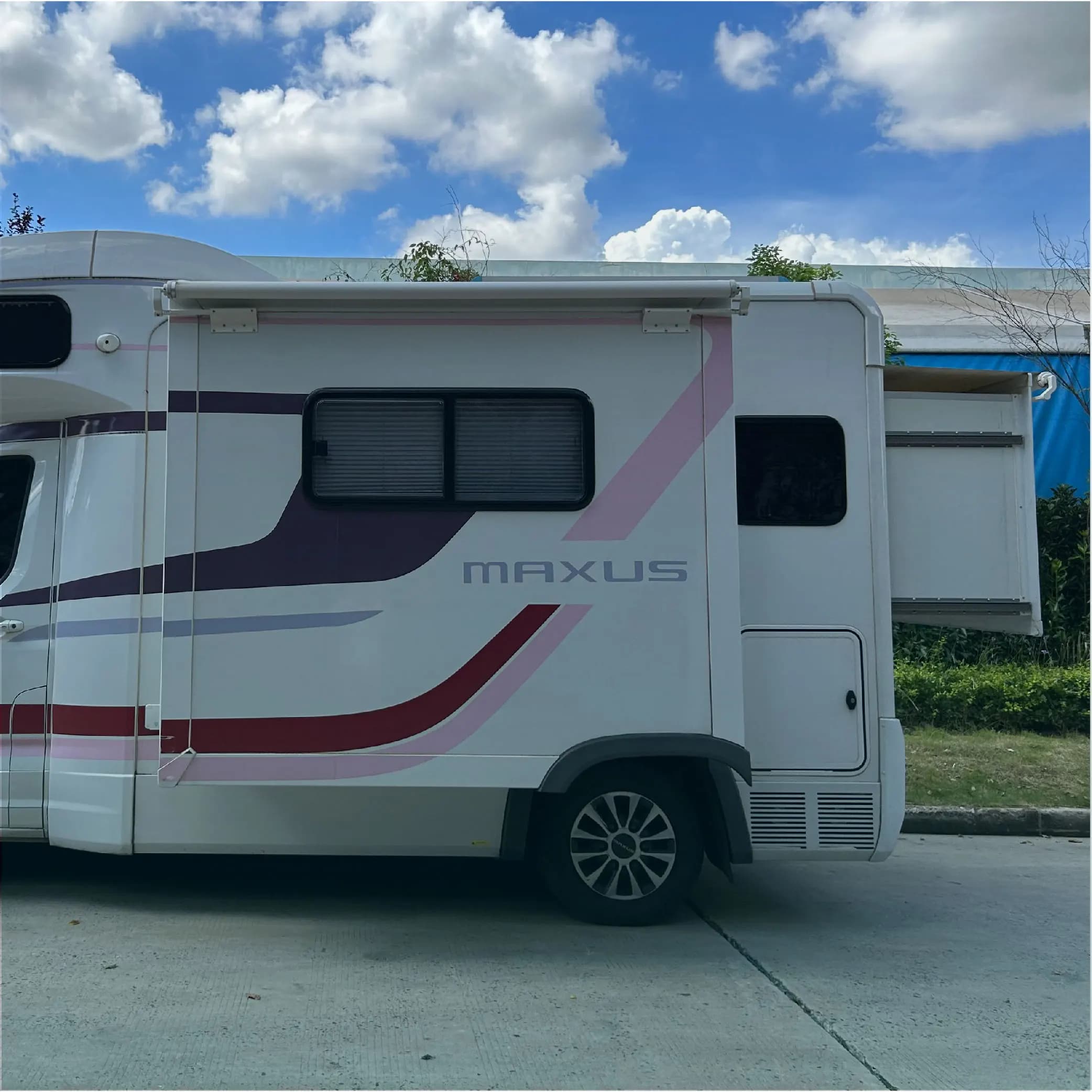 Auvent coulissant pour camping-car, caravane, motorhome, accessoires extérieurs pour camping-car, ca