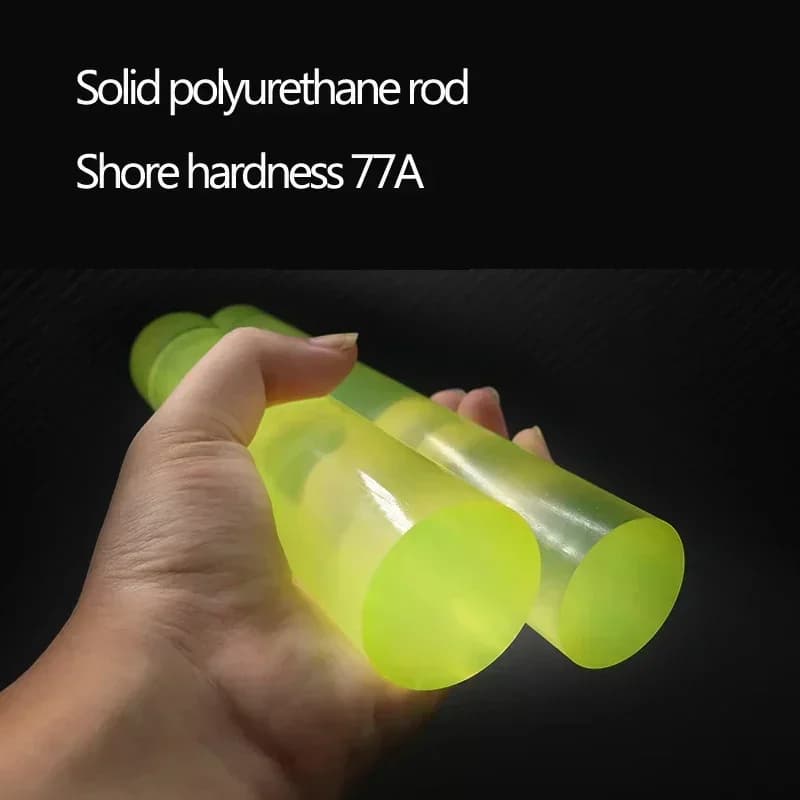 Barres rondes en polyuréthane solide, diamètre 2~70 mm, caoutchouc PU hautement élastique, tiges amo