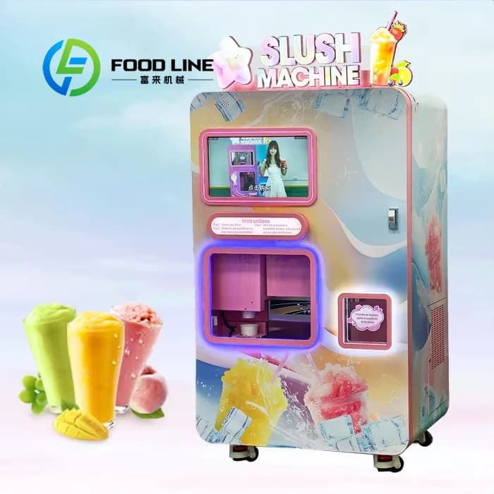 Cadre extérieur anti-poussière pour distributeur automatique de slush pour station-service, adapté a