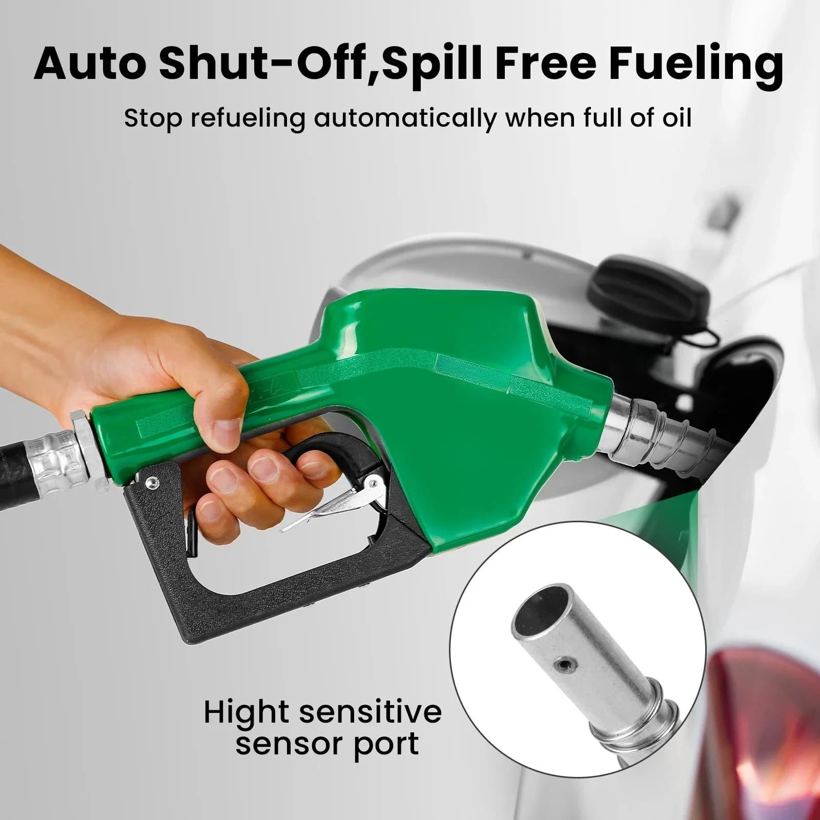 Machine de ravitaillement par pistolet, arrêt automatique du carburant, essence/diesel, buse de ravi