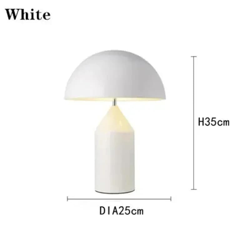 Lampe de Table LED champignon moderne de luxe, Design nordique, Protection des yeux, pour salon, cha