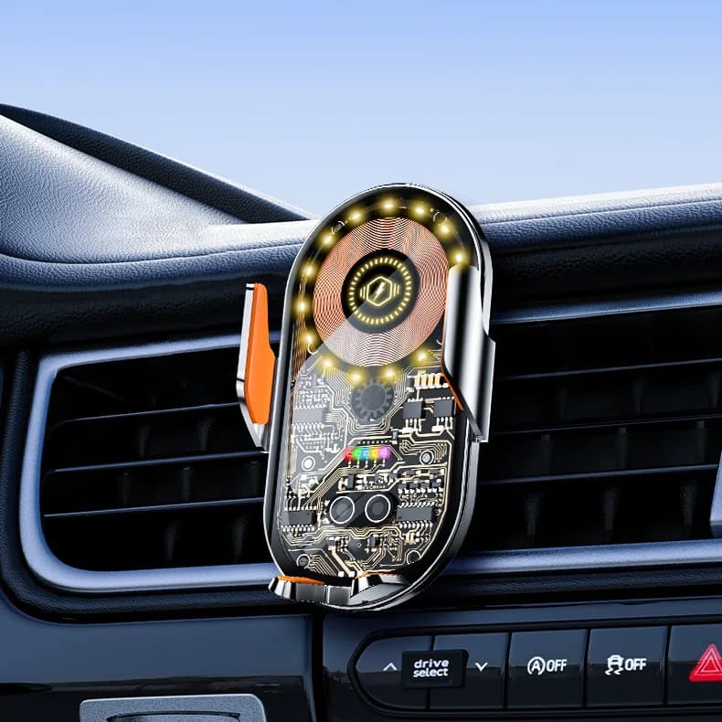 Chargeur de voiture sans fil, charge Super rapide, serrage automatique, support de téléphone pour vo