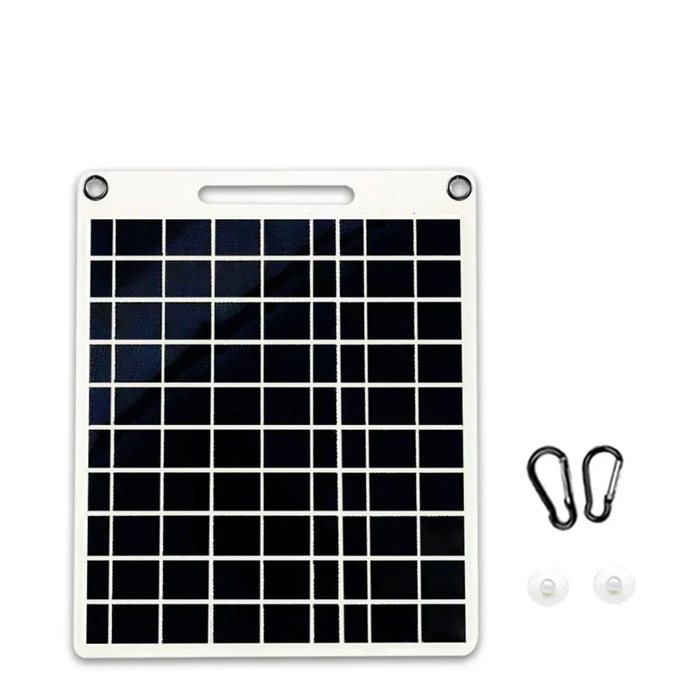 Chargeur solaire 100 W avec deux ports USB, panneau solaire étanche, idéal pour le camping en plein