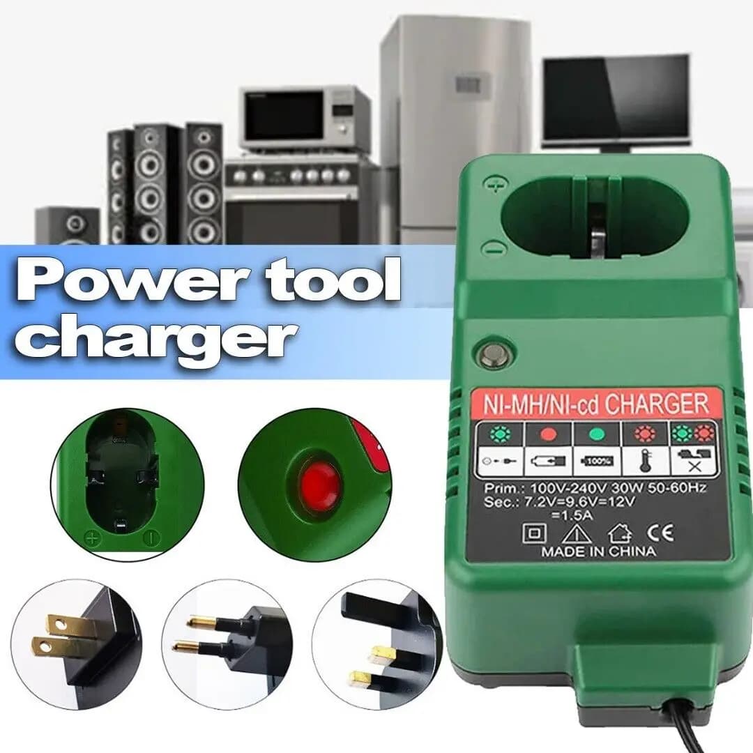 Adaptateur de chargeur de batterie 7.2V-18V pour batterie NI-CD Makita 7.2V 9.6V 12V 14.4V 18V NI-la