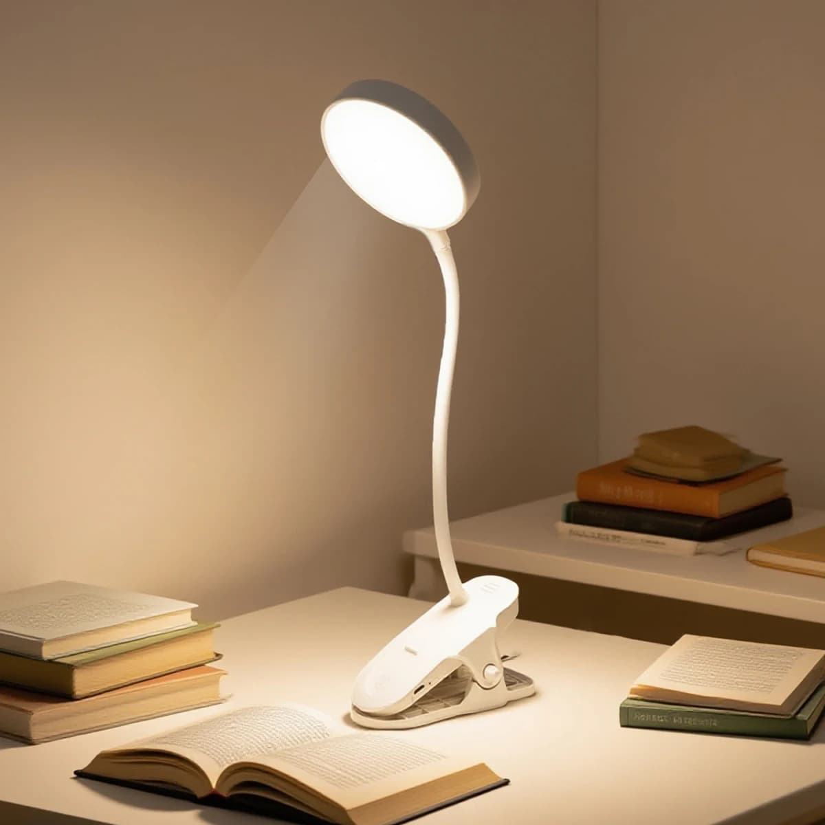 Lampe de bureau LED avec pince, lampe de bureau d'architecte pour le bureau à domicile avec éclairag