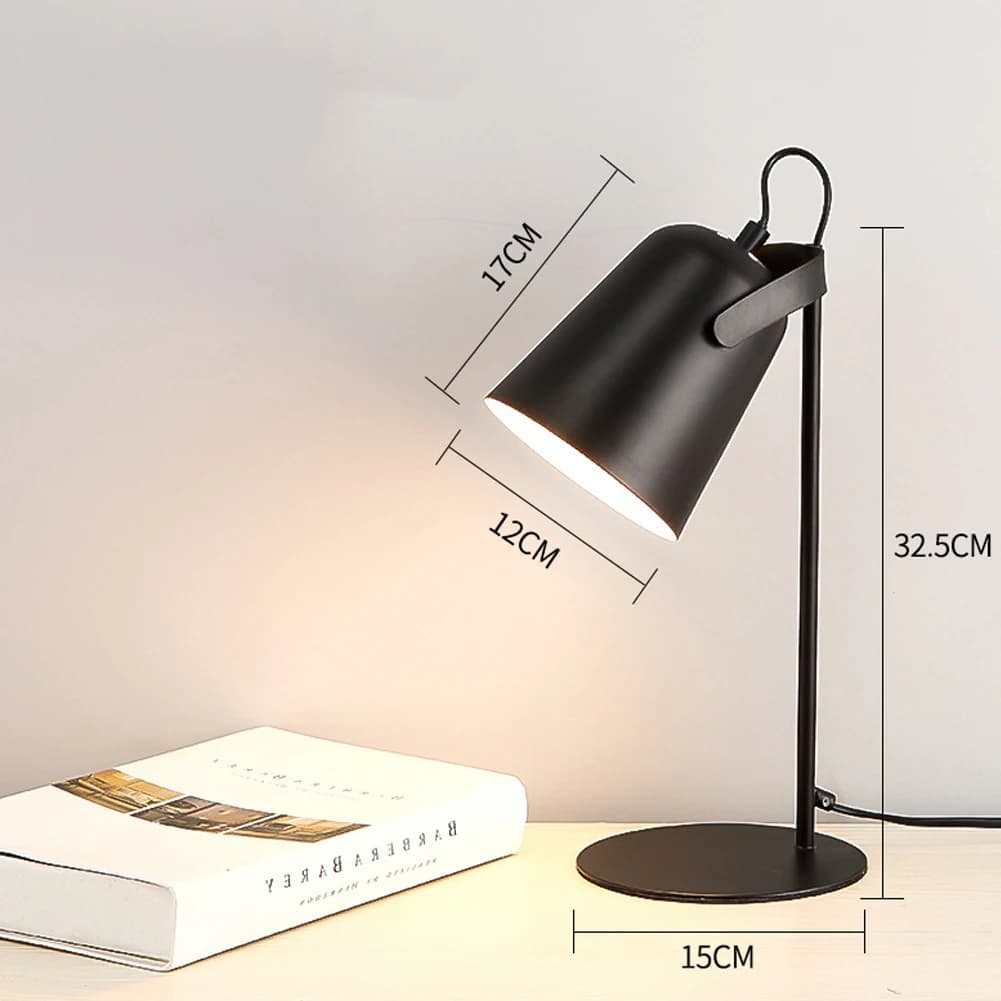 LED lampe de bureau en métal lampe de Table nordique Protection des yeux lampe de lecture livre lumi