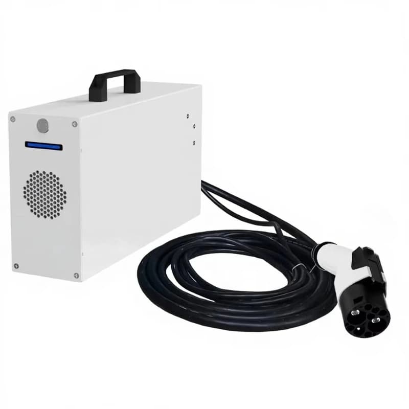 Station de recharge mobile portable pour véhicules électriques DC 7KW CCS CHAdeMO NACS multi-standar