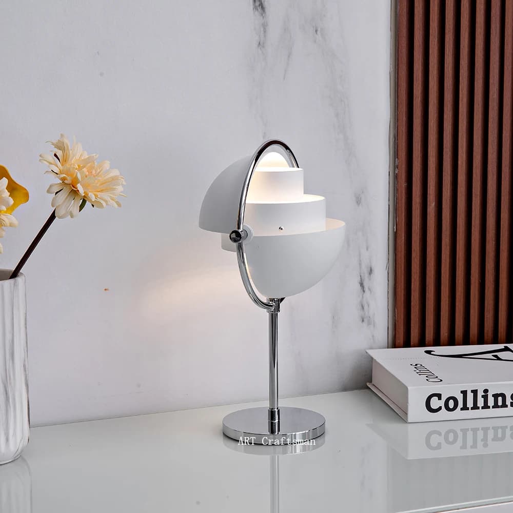 Gubi-Lampes de Bureau Classiques et Modernes en Métal Noir et Or, Luminaire Décoratif d'Nik, Idéal p