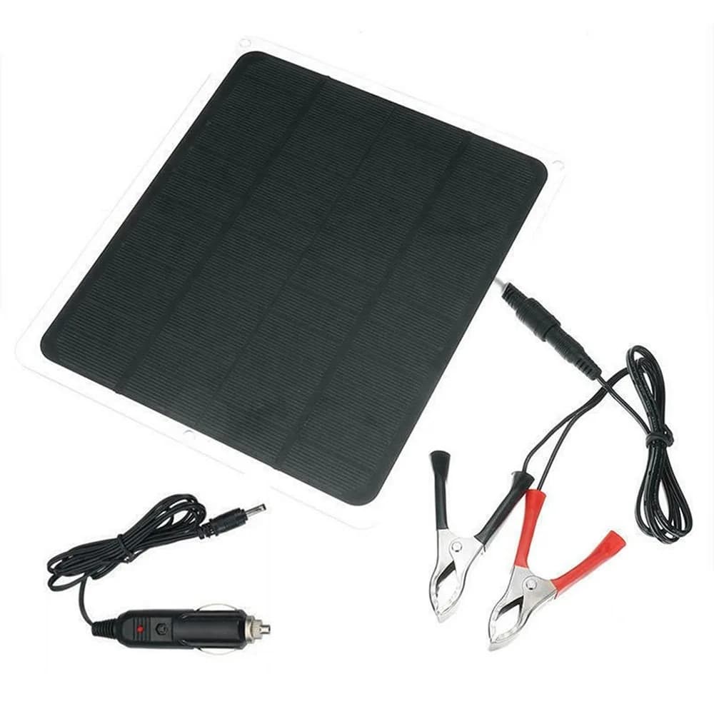 Kit de panneaux solaires 20W 12V, source d'alimentation polyvalente avec sortie USB, panneau de char