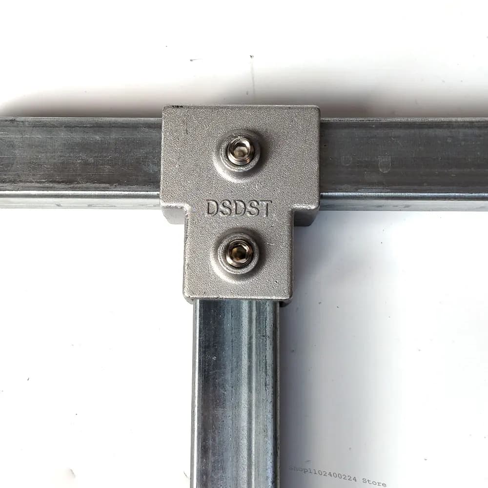 Connecteur de fixation pour tube carré en alliage d'aluminium, coudière en alliage d'aluminium, racc