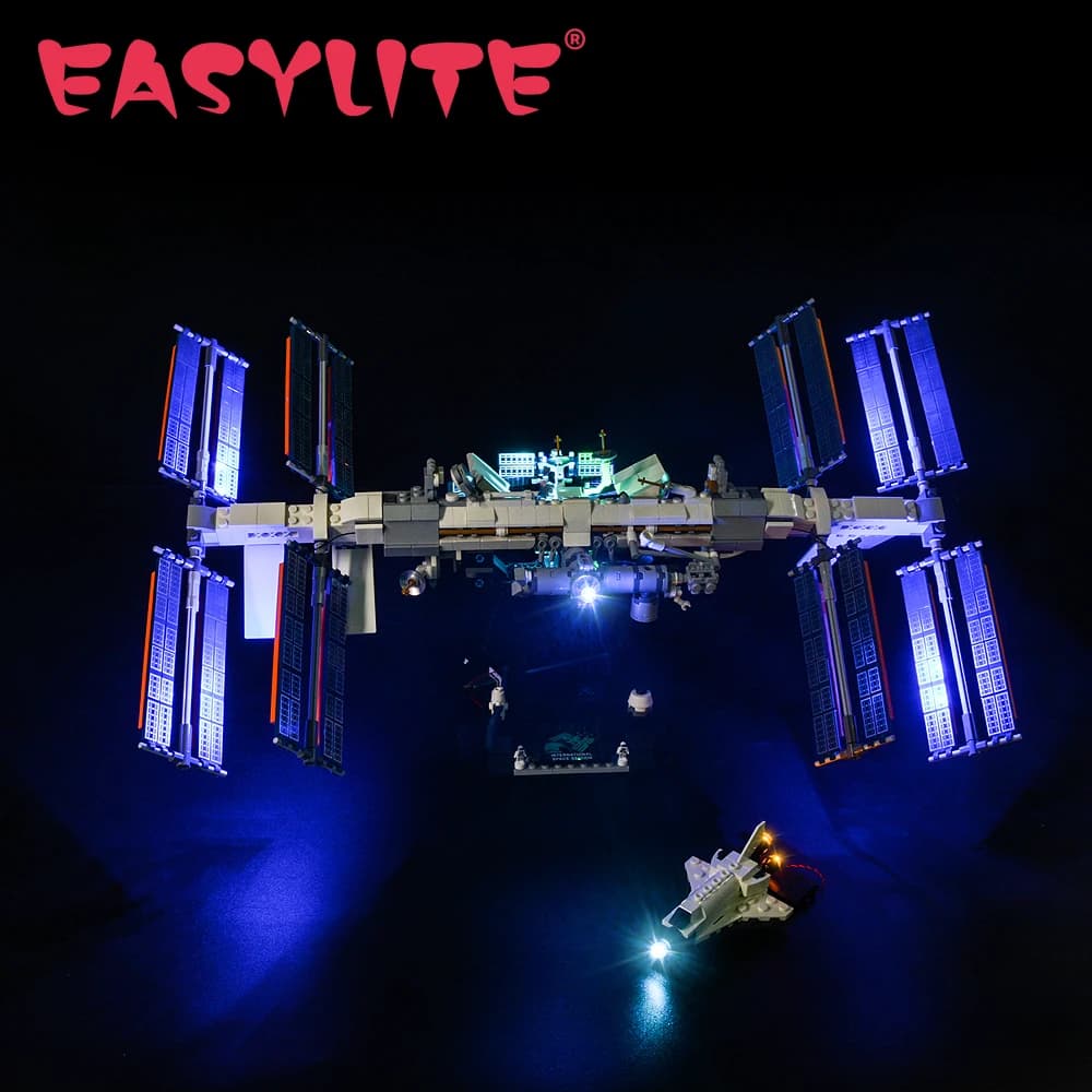 EASYLITE – ensemble d'éclairage LED pour blocs de Station spatiale internationale de la série 21321, sans modèle
