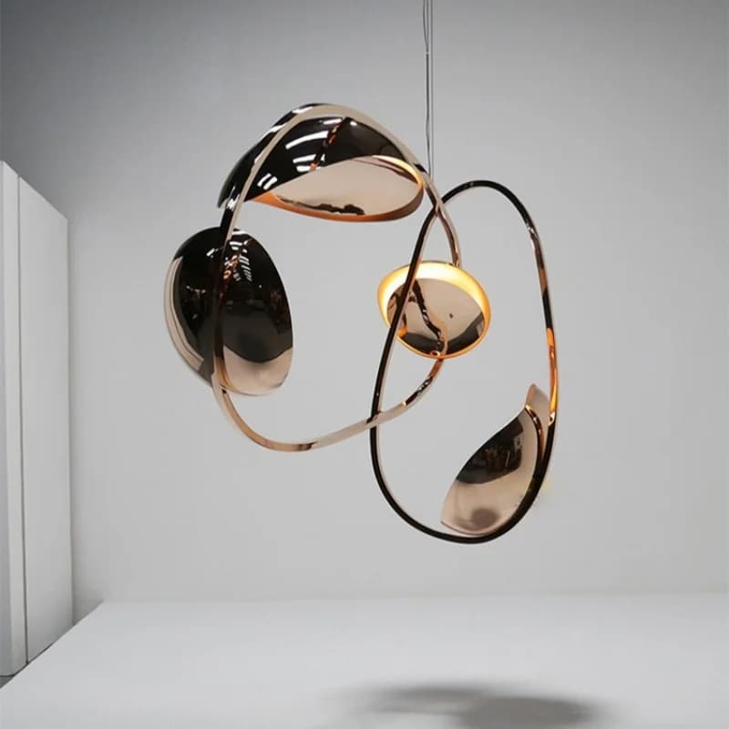 Designer Art Restaurant suspension lampe nordique Bar hôtel salon haut de gamme LED lustre créatif maison Alien en forme de décor lumière