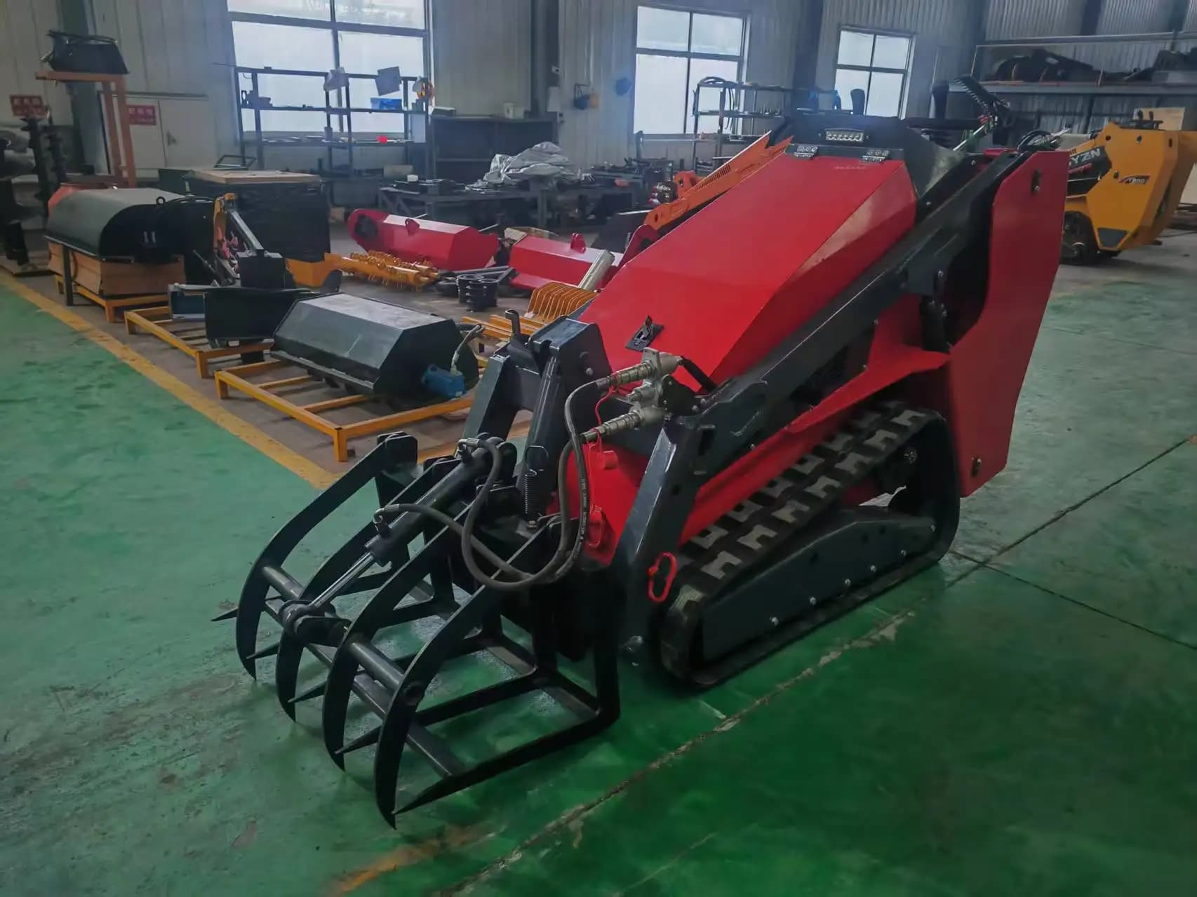 Mini-chargeuse forestière 600 kg, petite chargeuse avec godet, chargeuse hydraulique, autre moteur