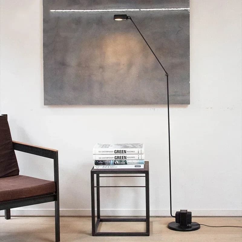 Lampe de sol au design italien moderne, style rétro simple, pour salon, bureau, bras articulé réglable, lampe de lecture, décoration intérieure, LED