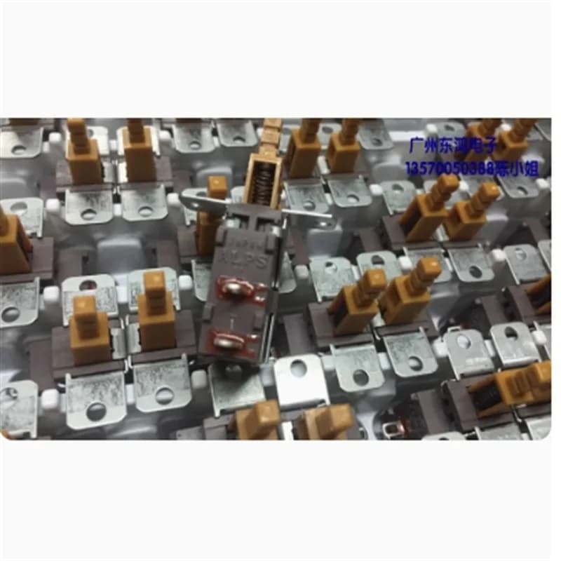 1 interrupteur d'alimentation de marque ALPS importé d'origine, avec 2 broches, 4A/32A250V ~ SDL1P-A, cadre d'extension