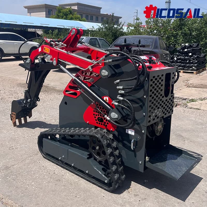 Minuterie forestière 75hp 100hp Skid Steer Track Epa Tracked Skid Steer avec Forest Mulcher