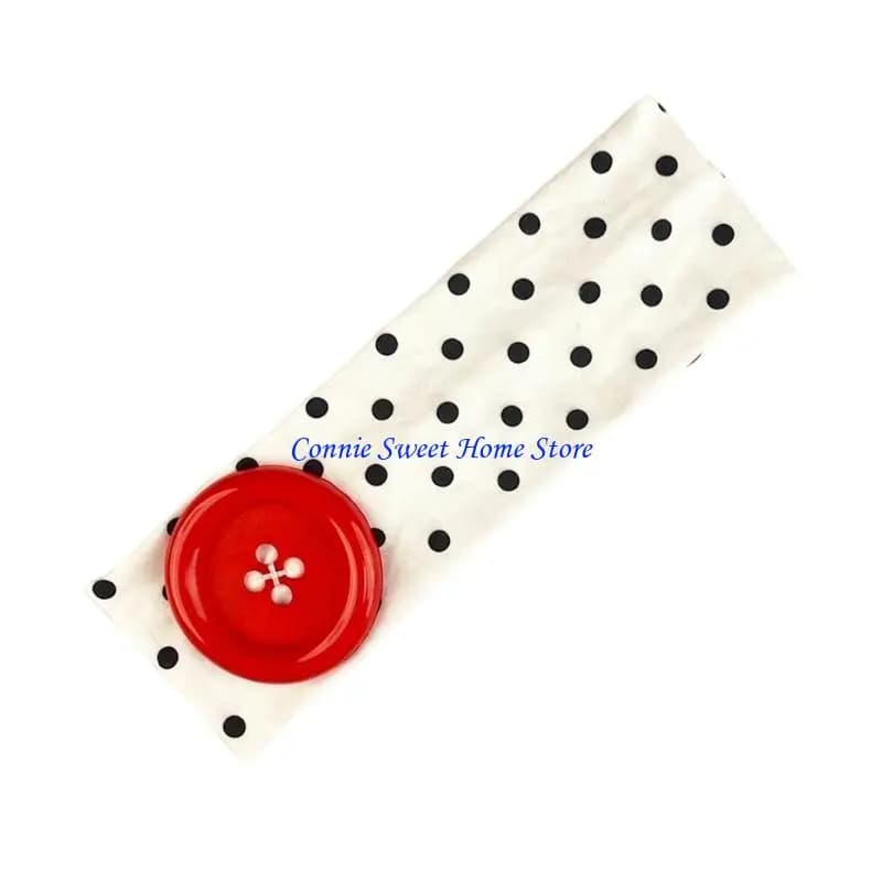LXAF – bandeau à boutons en tissu extensible, accessoire pour cheveux, couvre-chef à mode