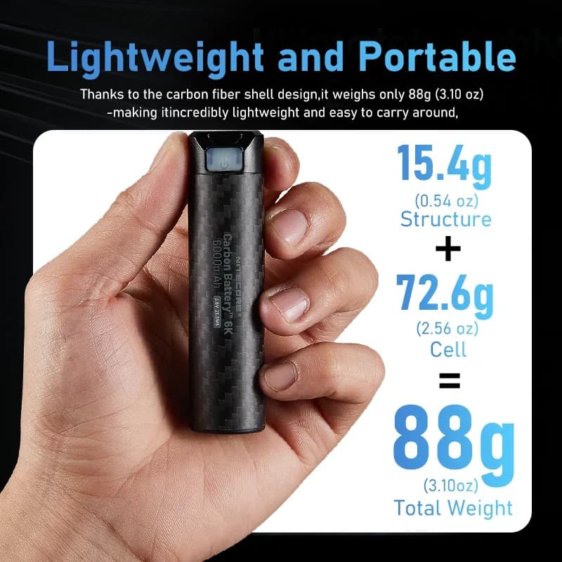 Chargeur portable NITECORE 6000 mAh