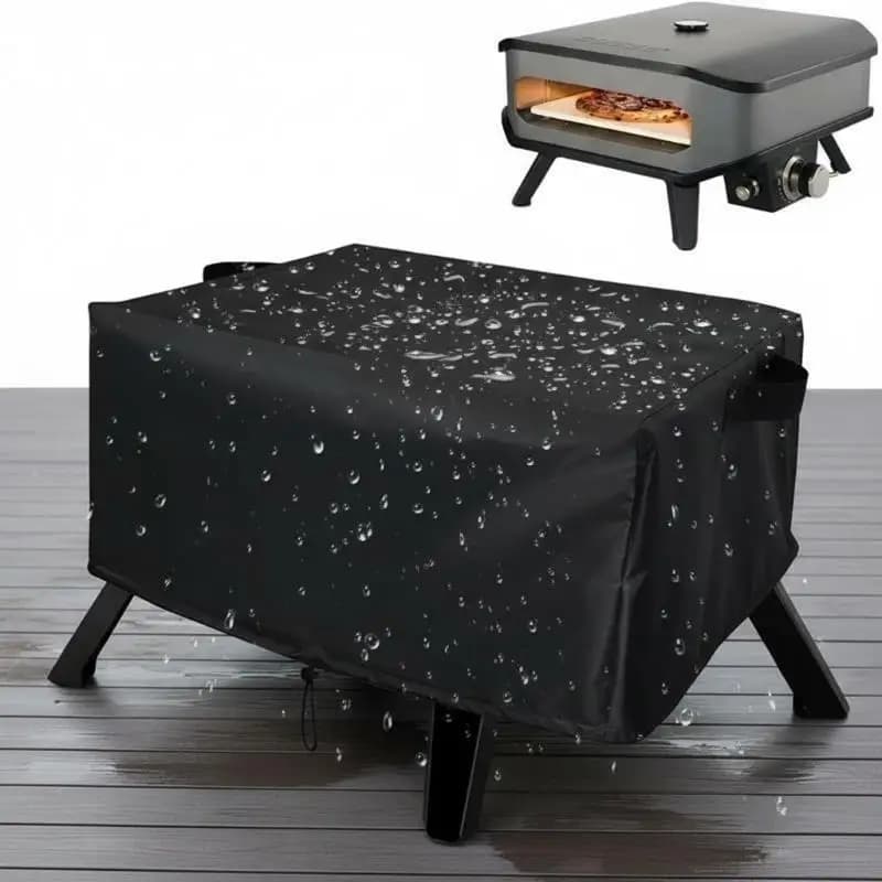 HOT!Oven Protective Cover Housse de protection durable, imperméable, anti-poussière et résistante au vent pour fours de cuisson familiaux en plein air