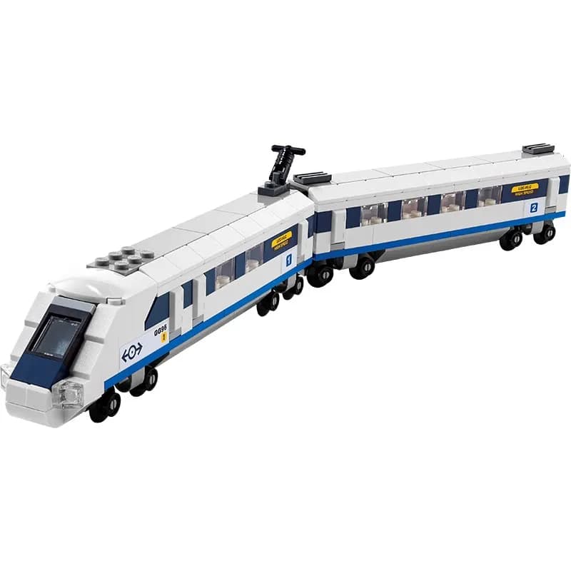 LEGO 40518 Train à grande vitesse, train à grande vitesse, EMU bidirectionnel, jouet de construction en blocs à assembler pour enfants
