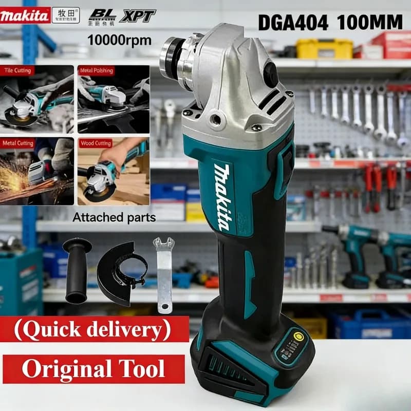 Makita Original DGA404 Meuleuse d'angle sans fil 100 mm