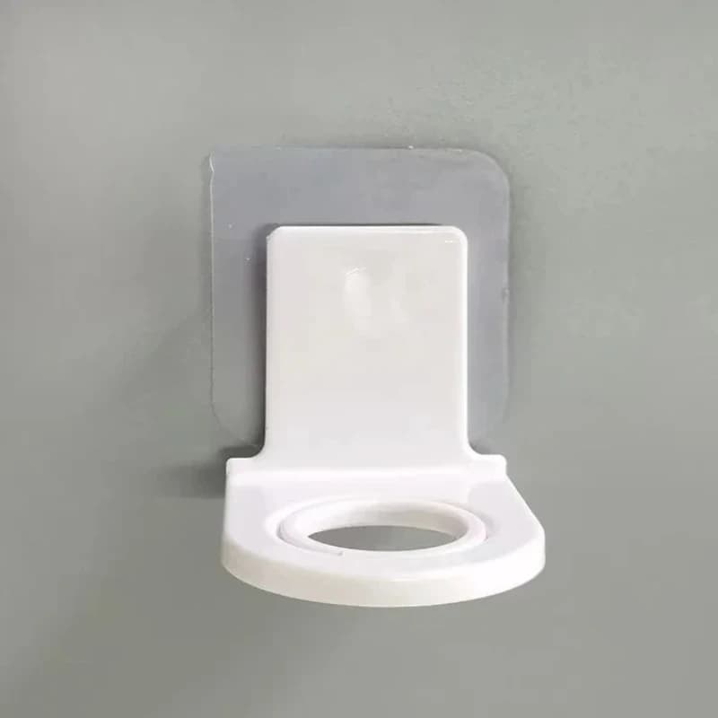 Organisateur mural pour salle de bain - Étagère auto-adhésive pour flacons de shampoing, support pour distributeur de savon, porte-savon, crochets pour serviettes