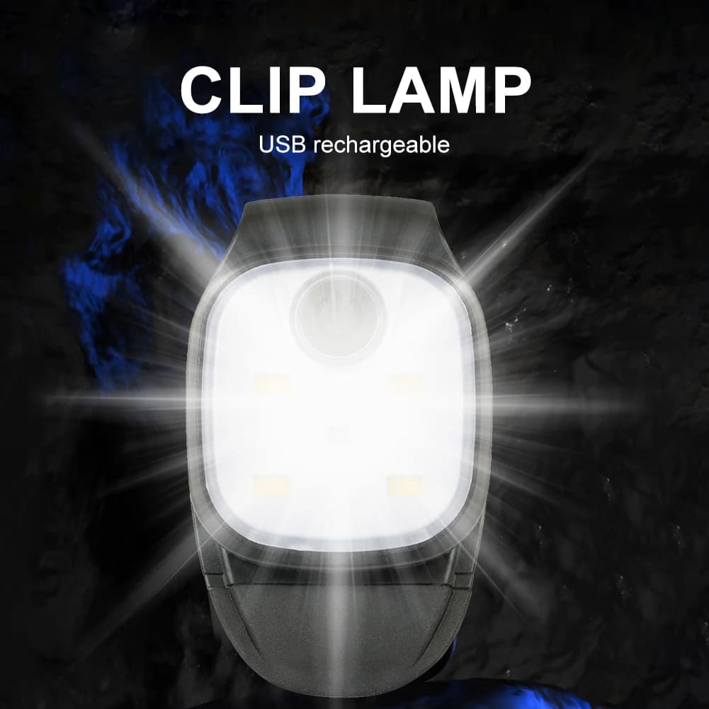 Lampe à pince LED aste par USB