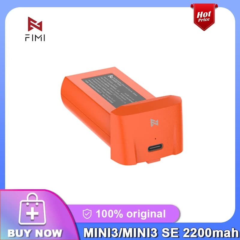 Batterie 2200mAh pour FIMI Mini 3 / MINI 3 SE / X8 MINI / X8 MINI V2, batterie de vol intelligente, marque originale FIMI