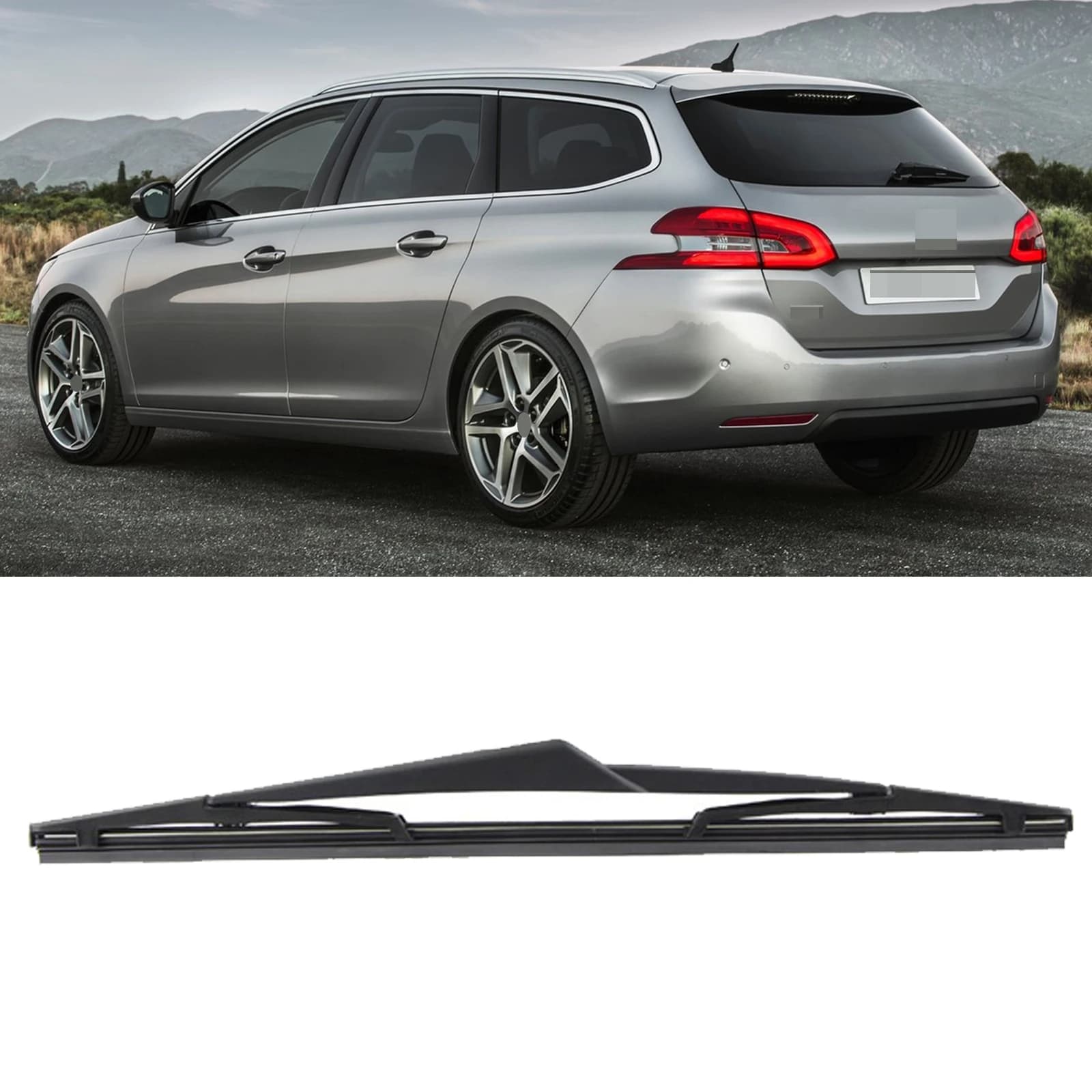 Balai D'Essuie-Glace Pour Pare-Brise ArrièRe Kit 308 Sw Wagon 308sw T9 Estate 2014-2020, Accessoires De Voiture, 12 Pouces Balais Essuie Glace Bras Voiture